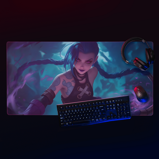 JINX Arcane Skin - League of Legends Žaidimų Kilimėlis Mousepad