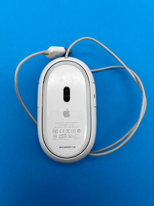 Originali Apple Mighty Mouse A1152 Laidinė Balta Pelė EMC No.: 2058