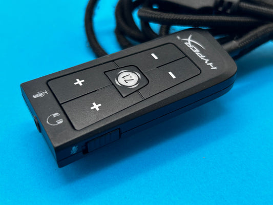 HyperX Cloud II Audio Control Surround Sound Button Card Box