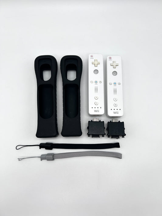 (+17 žaidimų) Nintendo Wii RVL-001 Žaidimų Konsolės Rinkinys Dviems