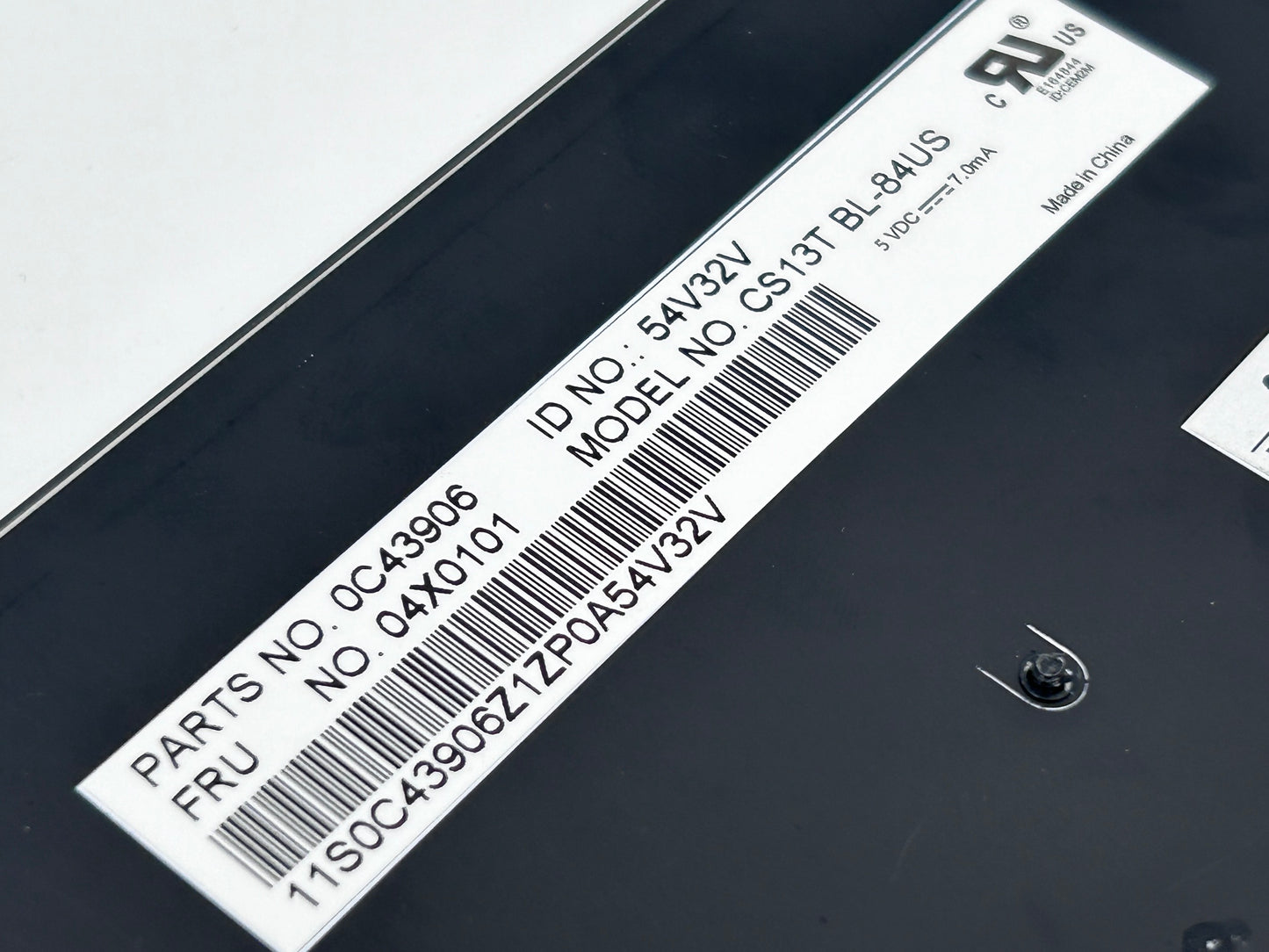 Lenovo ThinkPad T440 T450 L460 Klaviatūra US QWERTY (su apšvietimu) 04X0101 / 0C4906