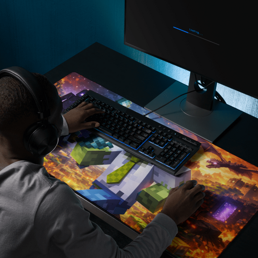 Minecraft ,,Final Raid'' Žaidimų Kilimėlis Mousepad