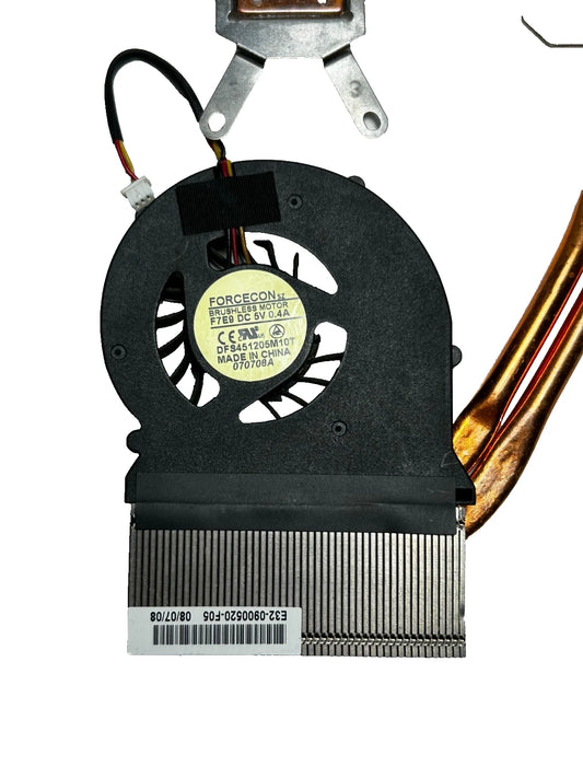 MSI LG LGE50 E500 Aušintuvas ir Radiatorius (CPU Cooling Fan & Heatsinik) DSF451205M10T EAL43465201