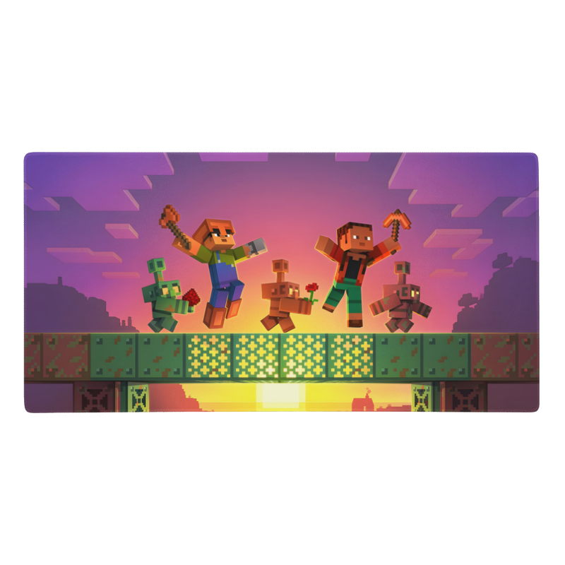 Minecraft ,,Sunset Jump'' Žaidimų Kilimėlis Mousepad
