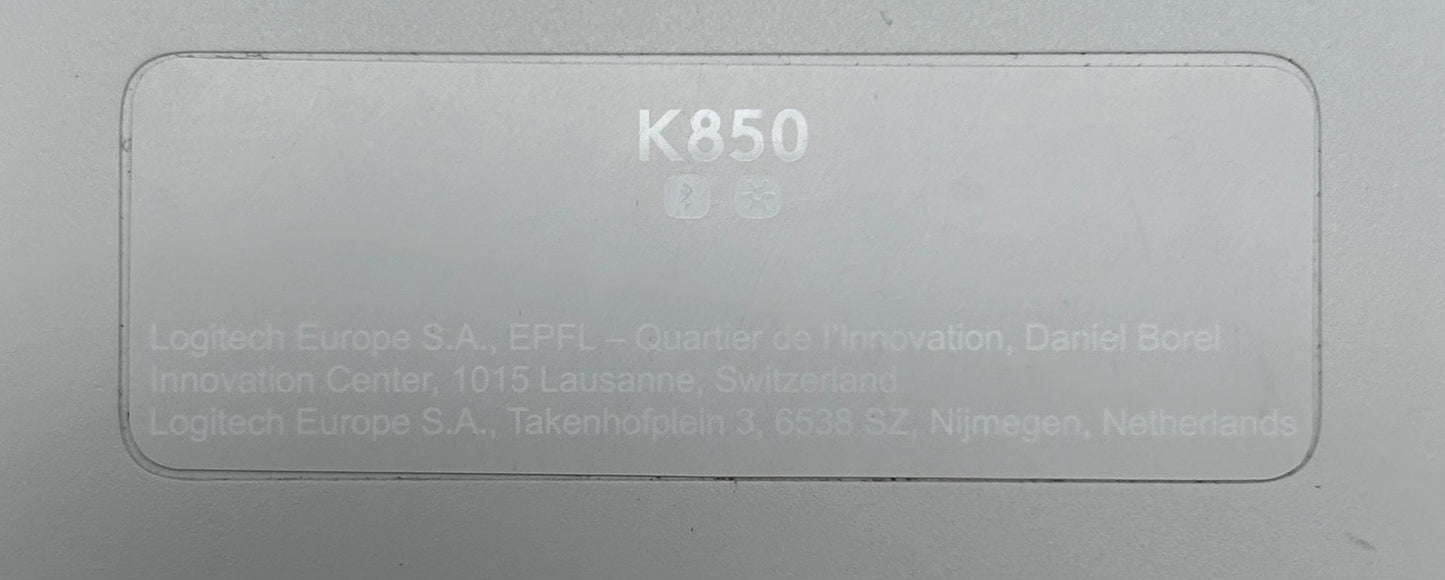 Logitech K850 Wireless Bluetooth Belaidė Darbo / Ofiso Klaviatūra
