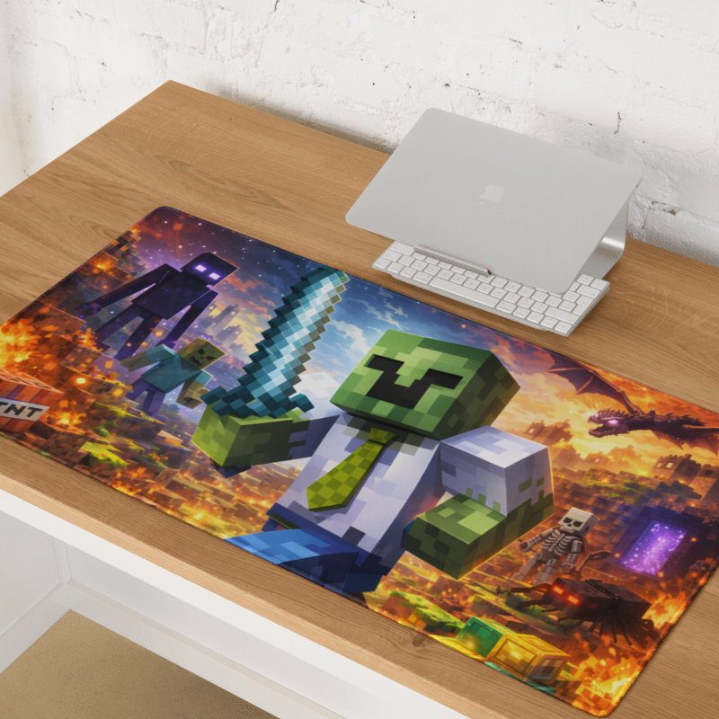 Minecraft ,,Final Raid'' Žaidimų Kilimėlis Mousepad