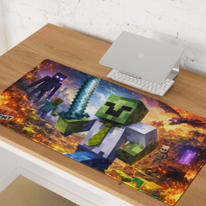 Minecraft ,,Final Raid'' Žaidimų Kilimėlis Mousepad