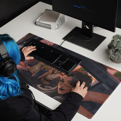 ,,Danger Behind Us'' Valorant Žaidimų Kilimėlis Mousepad