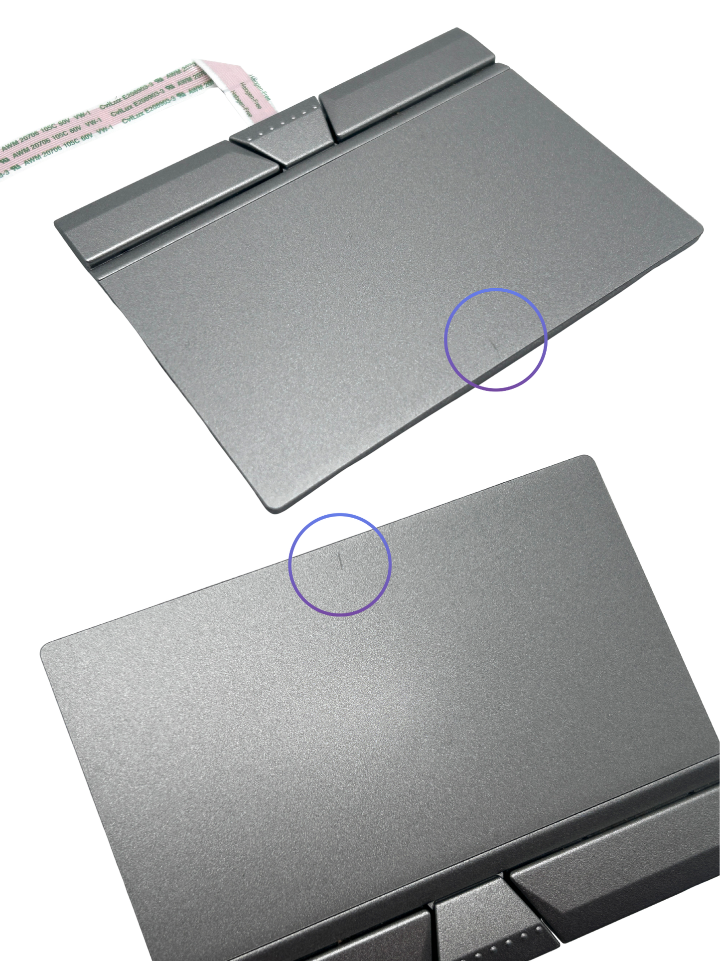 Lenovo ThinkPad E570 Sidabrinis Jutiklinis Pelės Kilimėlis (Mousepad/Touchpad) NBX0001HZ00