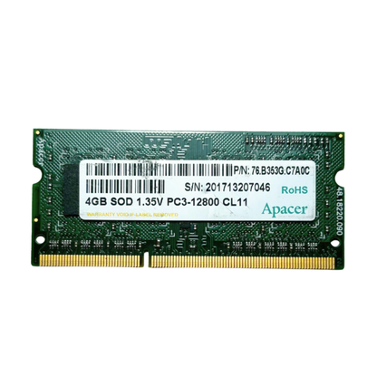 (Naudota) Apacer 4GB 1Rx8 PC3-12800 CL11 SODIMM 76.B353G.C7A0C Operatyvioji Atmintis