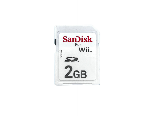 2GB SD Card SanDisk Kortelė Skirta Nintendo Wii Žaidimų Konsolei