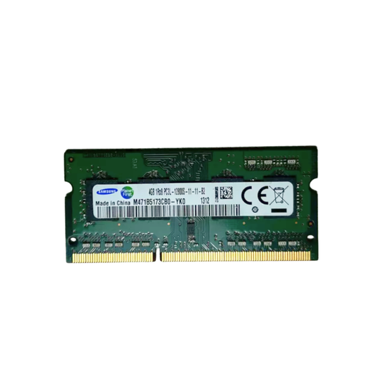 (Naudota) Samsung 4GB 1Rx8 PC3L-12800S-11-11-B2 SODIMM M471B5173CB0-YK0 Operatyvioji Atmintis