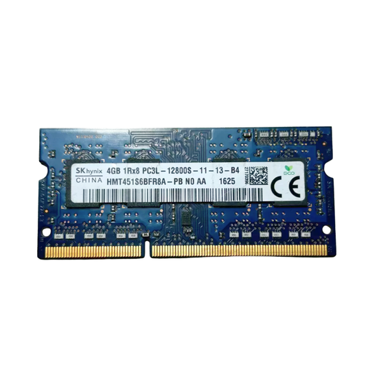 (Naudota) SK hynix 4GB 1Rx8 PC3L-12800S-11-13-B4 SODIMM HMT451S6BFR8A-PB Operatyvioji Atmintis
