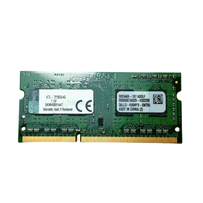 (Naudota) Kingston 4GB 1Rx8 PC3-10600 SODIMM KTL-TP3BS/4G Operatyvioji Atmintis