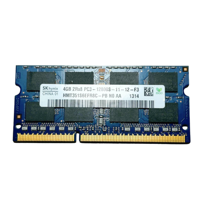 (Naudota) SK hynix 4GB 2Rx8 PC3-12800-11-12-F3 SODIMM HMT351S6EFR8C-PB Operatyvioji Atmintis