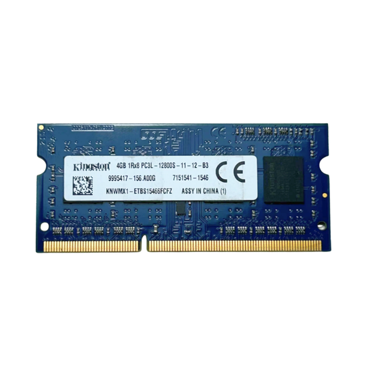 (Naudota) Kingston 4GB 1Rx8 PC3L-12800S-11-12-B3 SODIMM 7151541-1546 Operatyvioji Atmintis