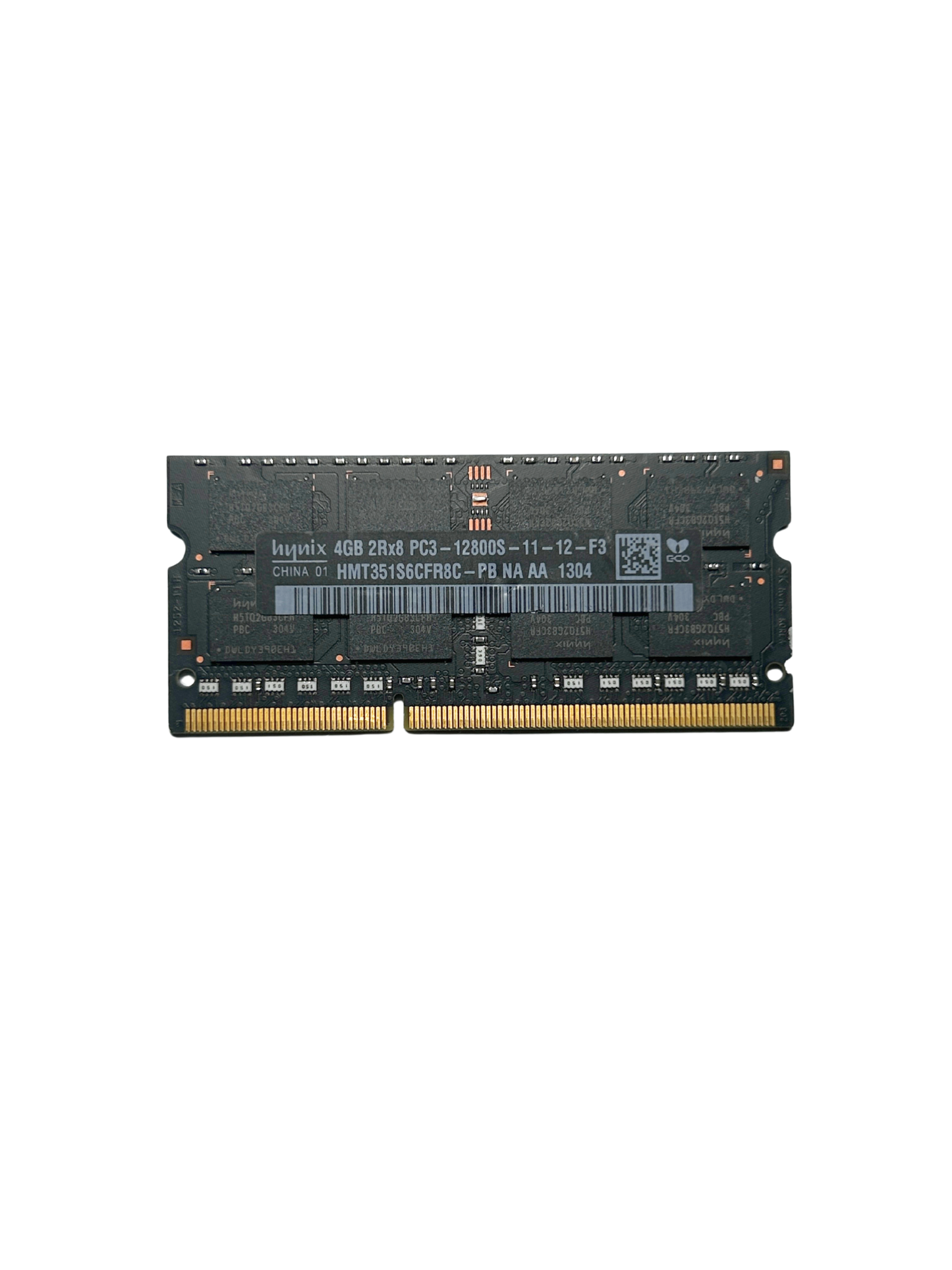 (Naudota) Hynix 4GB 2Rx8 PC3-12800S-11-12-F3 SODIMM HMT351S6CFR8C-PB Operatyvioji Atmintis