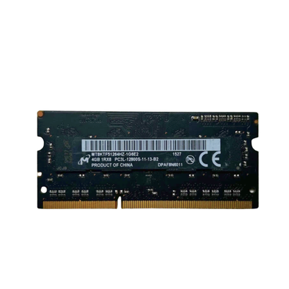 (Naudota) Micron 4GB 1Rx8 PC3L-12800S-11-13-B2 SODIMM MT8KTF51264HZ-1G6E2 Operatyvioji Atmintis