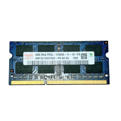 (Naudota) Hynix 4GB 2Rx8 PC3L-12800S-11-12-F3 SODIMM HMT351S6EFR8A-PB Operatyvioji Atmintis