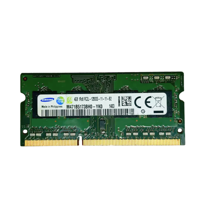 (Naudota) Samsung 4GB 1Rx8 PC3L-12800S-11-11-B2 SODIMM M471B5173BH0-YK0 Operatyvioji Atmintis