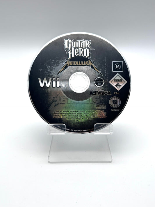 Nintendo Wii ,,Wii Guitar Hero Metallica" Žaidimų Diskas (PAL)