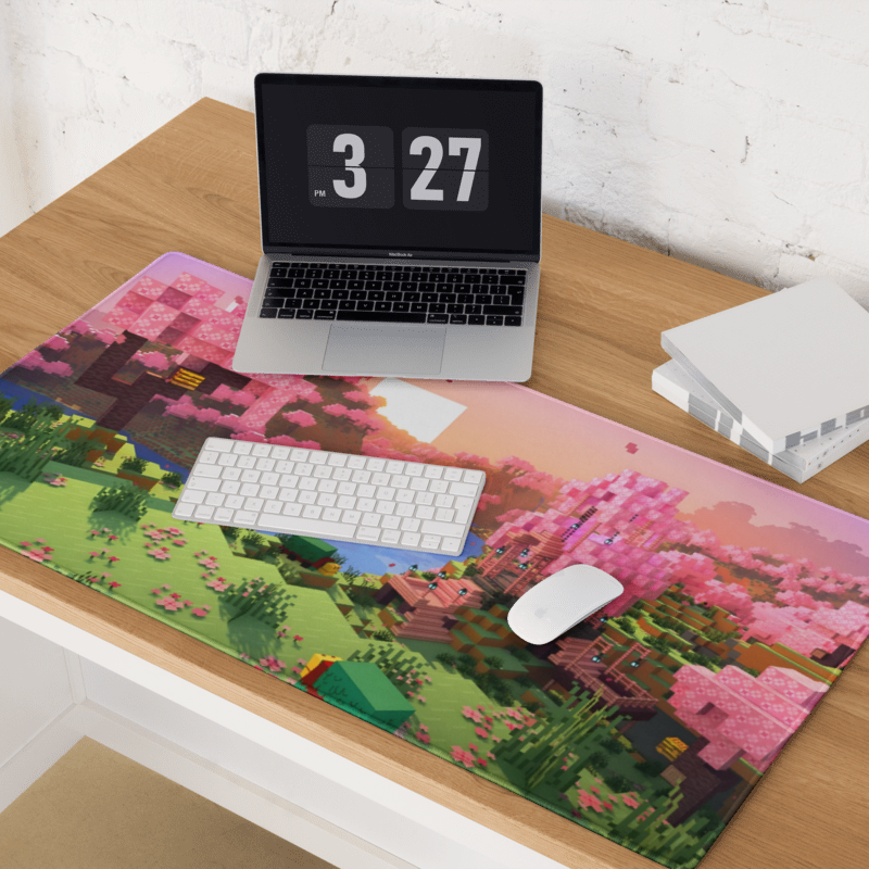 Minecraft ,,Cherry Blossom Biome'' Žaidimų Kilimėlis Mousepad