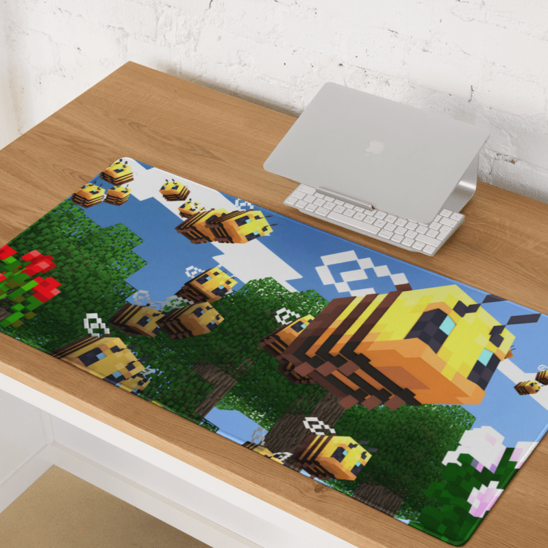 Minecraft ,,Bee Rush'' Žaidimų Kilimėlis Mousepad