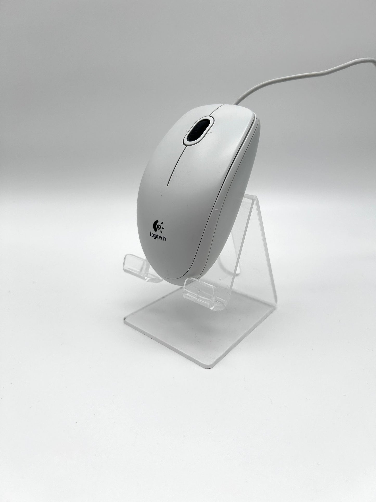 Originali Logitech B110 Balta USB Laidinė Ofiso Pelė / Darbui