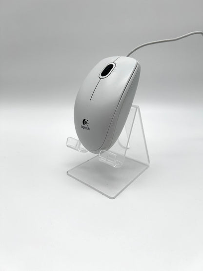 Originali Logitech B110 Balta USB Laidinė Ofiso Pelė / Darbui