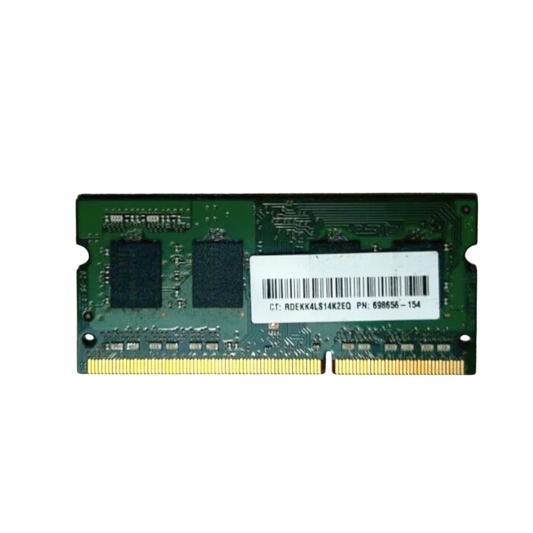 (Naudota) Samsung 4GB 1Rx8 PC3L-12800S-11-11-B2 SODIMM M471B5173CB0-YK0 Operatyvioji Atmintis