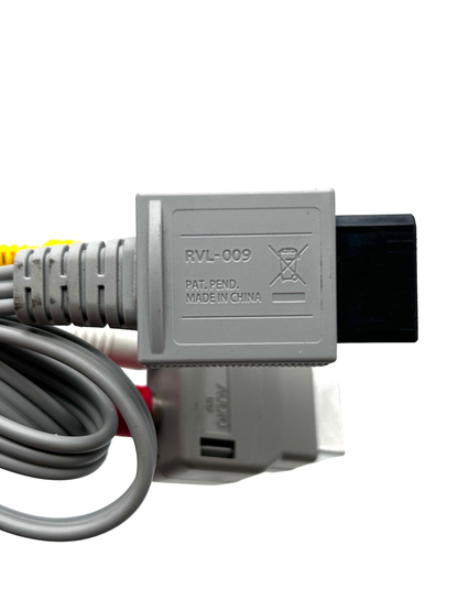 Originalus Nintendo Wii Vaizdo Perdavimo Laidas (AV Cable) + SCART Adapteris RVL-009