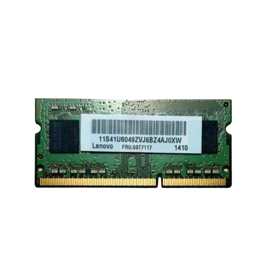 (Naudota) Samsung 4GB 1Rx8 PC3L-12800S-11-13-B4 SODIMM M471B5173QH0-YK0 Operatyvioji Atmintis
