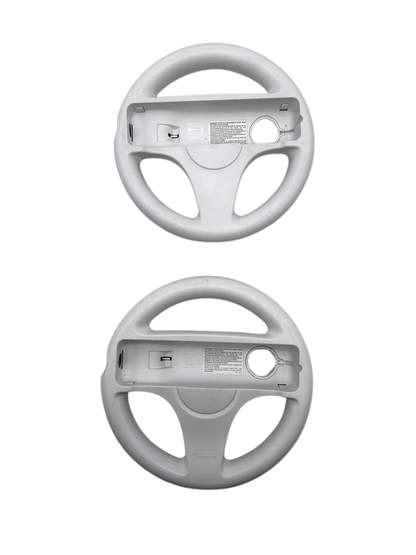 Originalūs 2 VNT Nintendo Wii Balti Lenktynių Valdymo Vairai