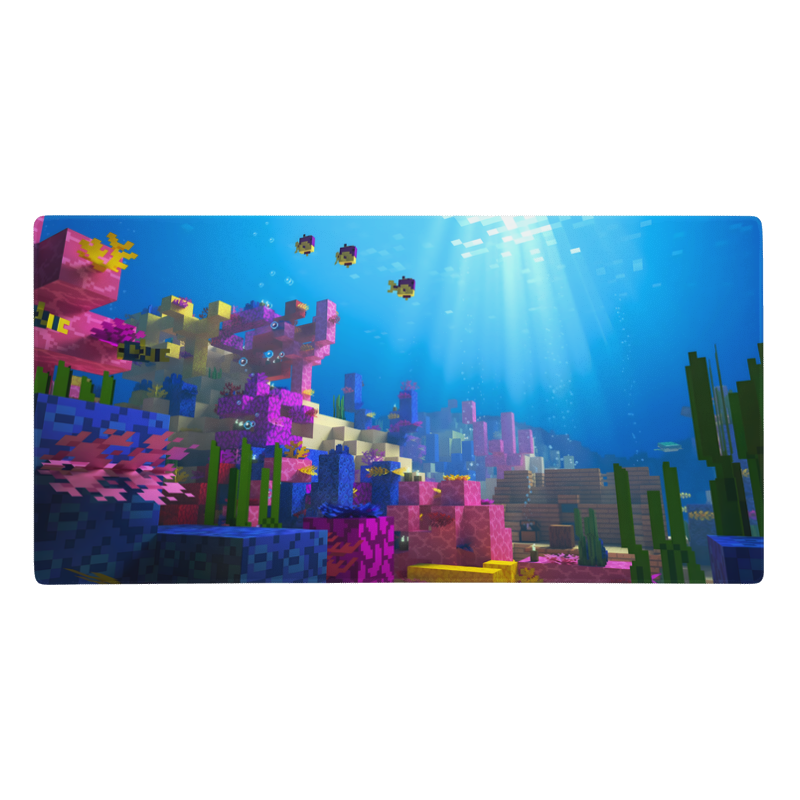 Minecraft ,,Coral Depths'' Žaidimų Kilimėlis Mousepad