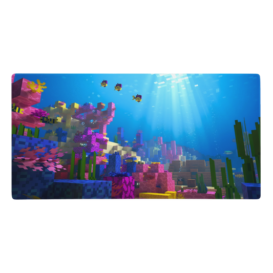Minecraft ,,Coral Depths'' Žaidimų Kilimėlis Mousepad