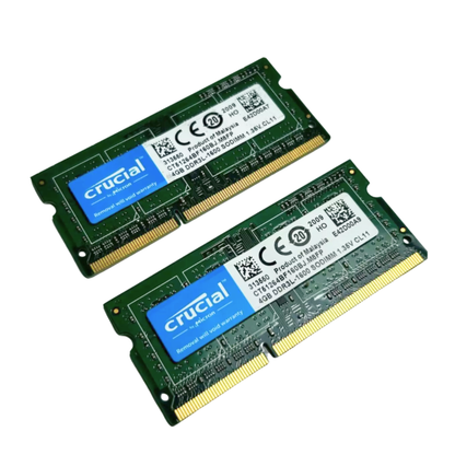 (Naudota) 2 VNT Crucial (2x4GB) 1Rx8 PC3L-12800S CL 11 1.35V RAM Suderinama su MacBook Pro