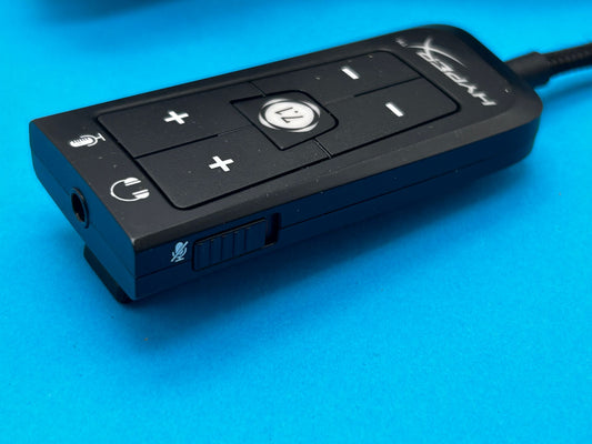 Kingston HyperX Cloud II Audio Control Surround Sound Button Card Box