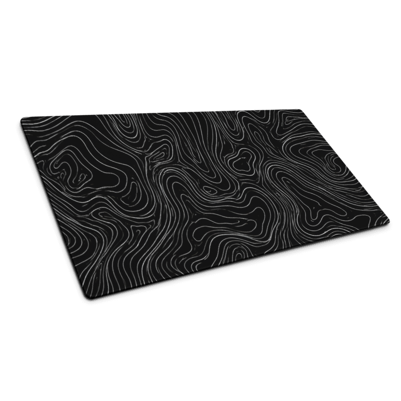 Linijos Raštas Žaidimų Juodas Baltas Kilimėlis Mousepad