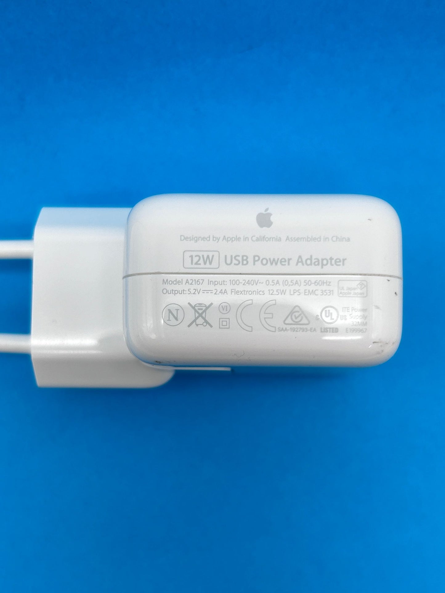 Originalus Apple A1561 EUR / A2167 12W USB Power Adapter