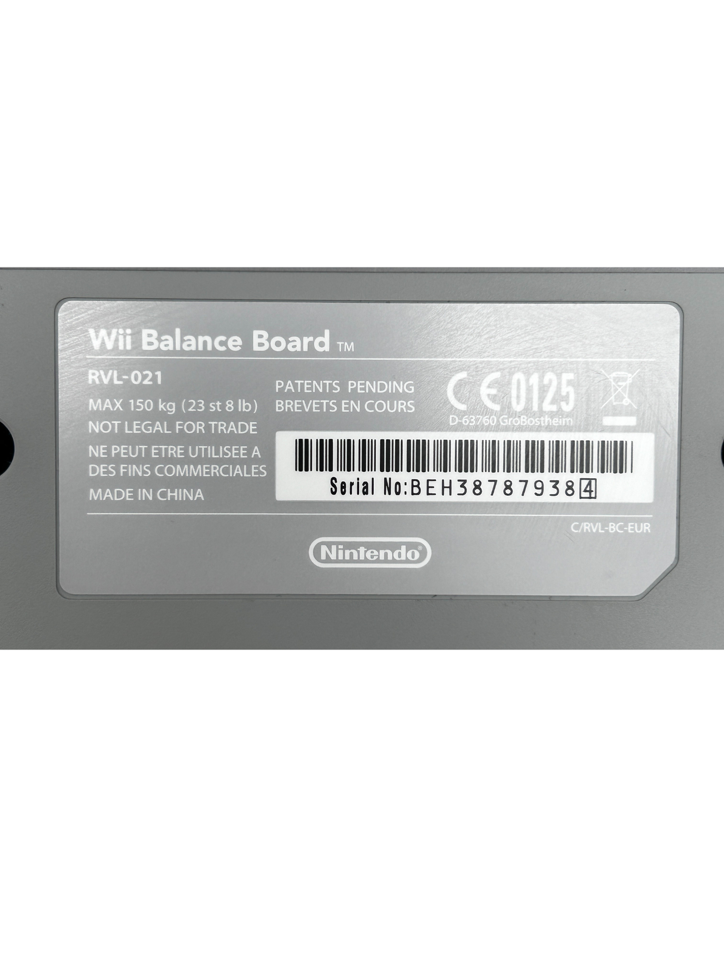 Nintendo Wii RVL-021 Balance Board Wii Fit / Plus Lenta