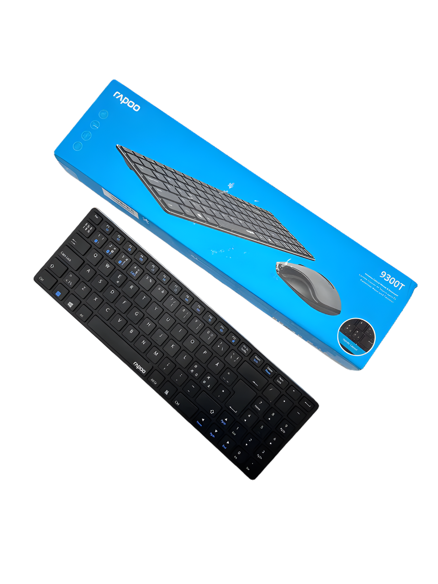 Rapoo Multi-mode 9300T Slim Wireless Belaidė Darbo / Ofiso Klaviatūra
