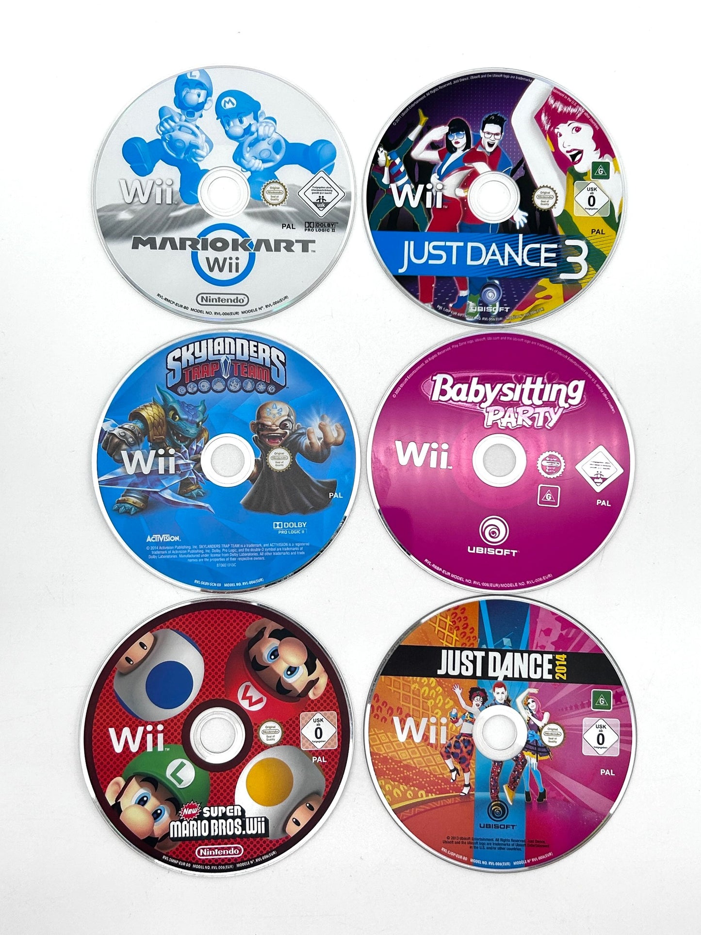 Nintendo Wii RVL-001 REGION FREE Žaidimų Konsolės Rinkinys