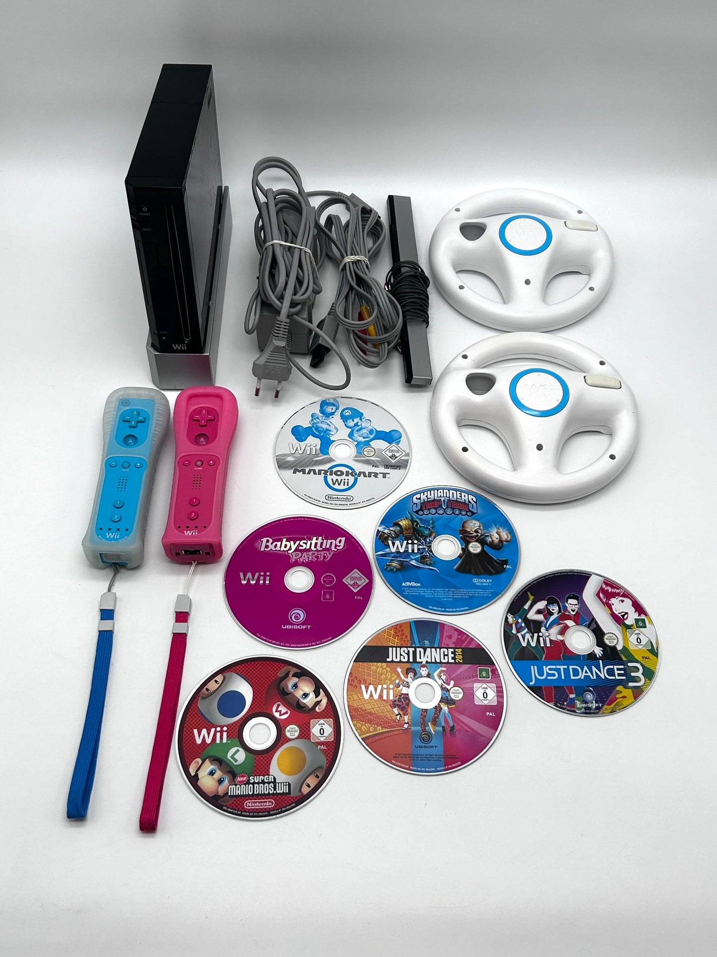 Nintendo Wii RVL-001 REGION FREE Žaidimų Konsolės Rinkinys
