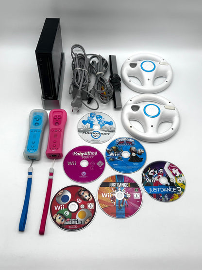 Nintendo Wii RVL-001 REGION FREE Žaidimų Konsolės Rinkinys
