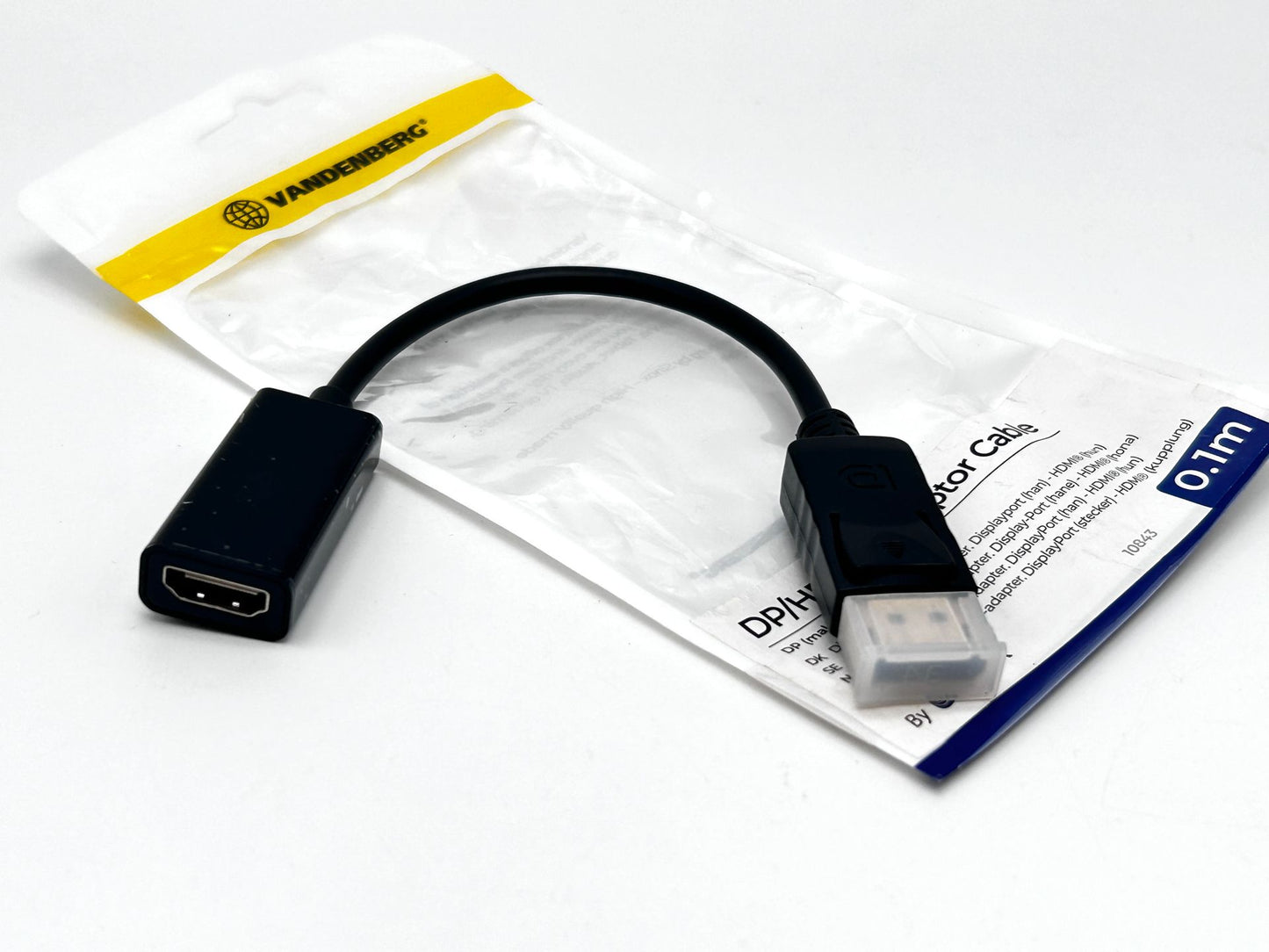 Originalus DP/HDMI Adapteris Cable DisplayPort 0.1m