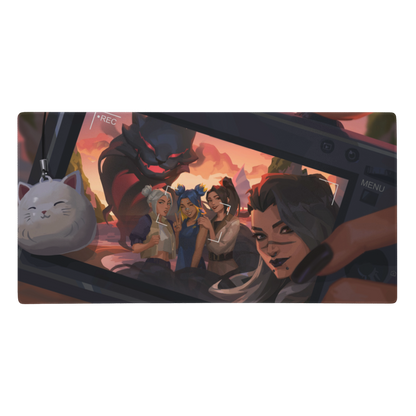 ,,Danger Behind Us'' Valorant Žaidimų Kilimėlis Mousepad