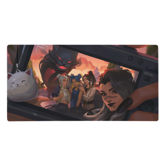 ,,Danger Behind Us'' Valorant Žaidimų Kilimėlis Mousepad