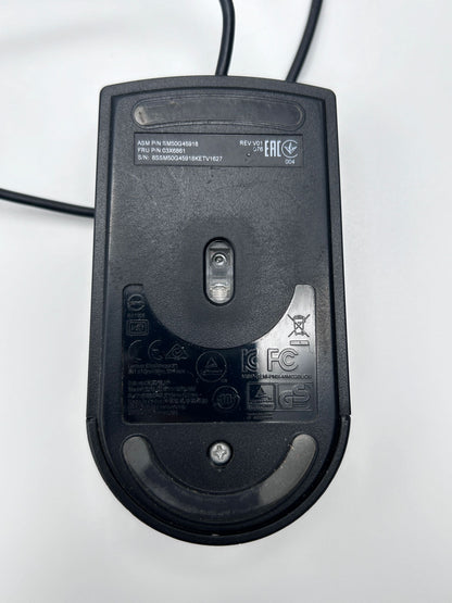 Originali Lenovo Ofiso / Darbo USB Laidinė Juoda Pelė