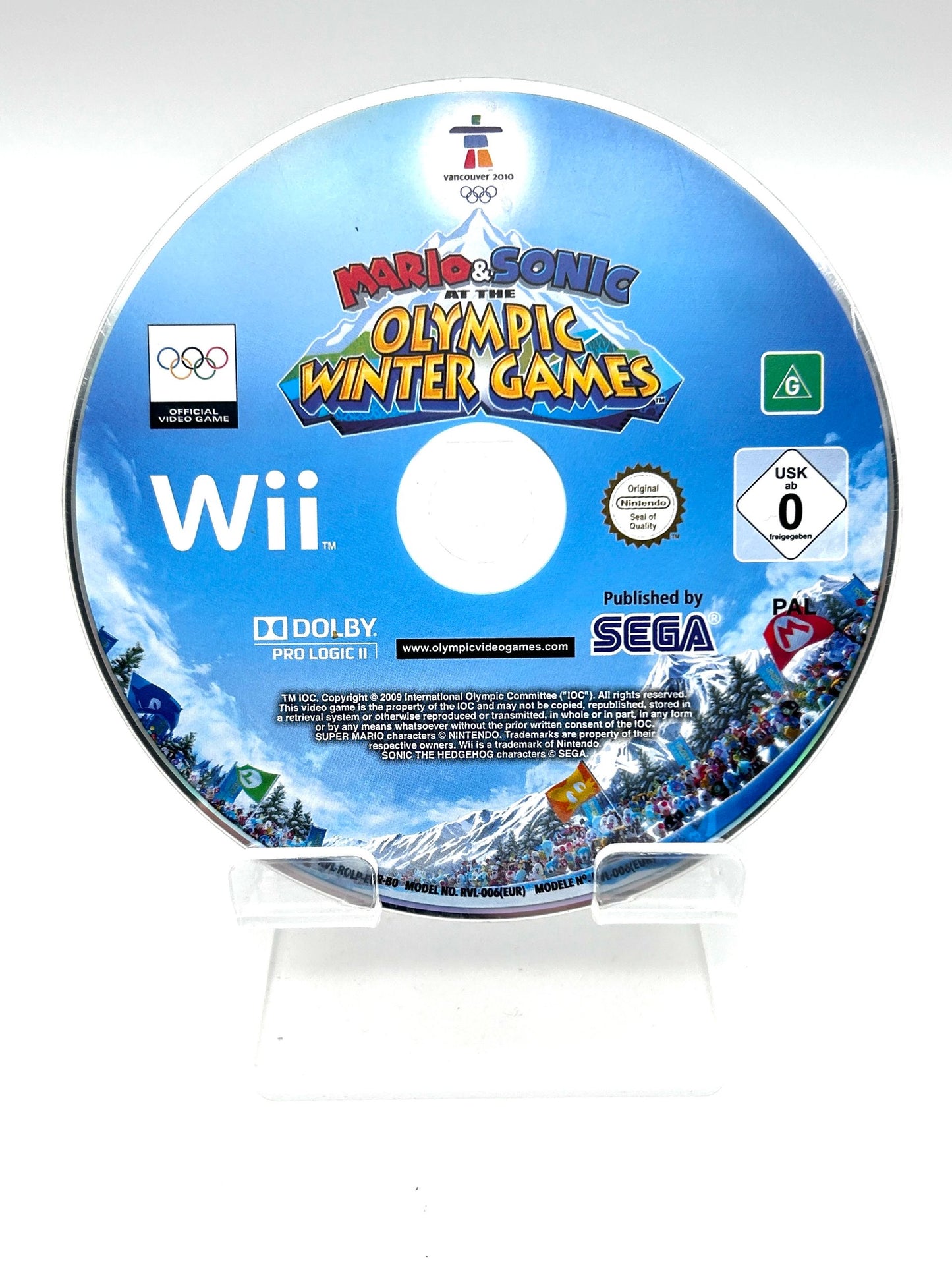 Nintendo Wii RVL-001 Žaidimų Konsolės Baltas Rinkinys
