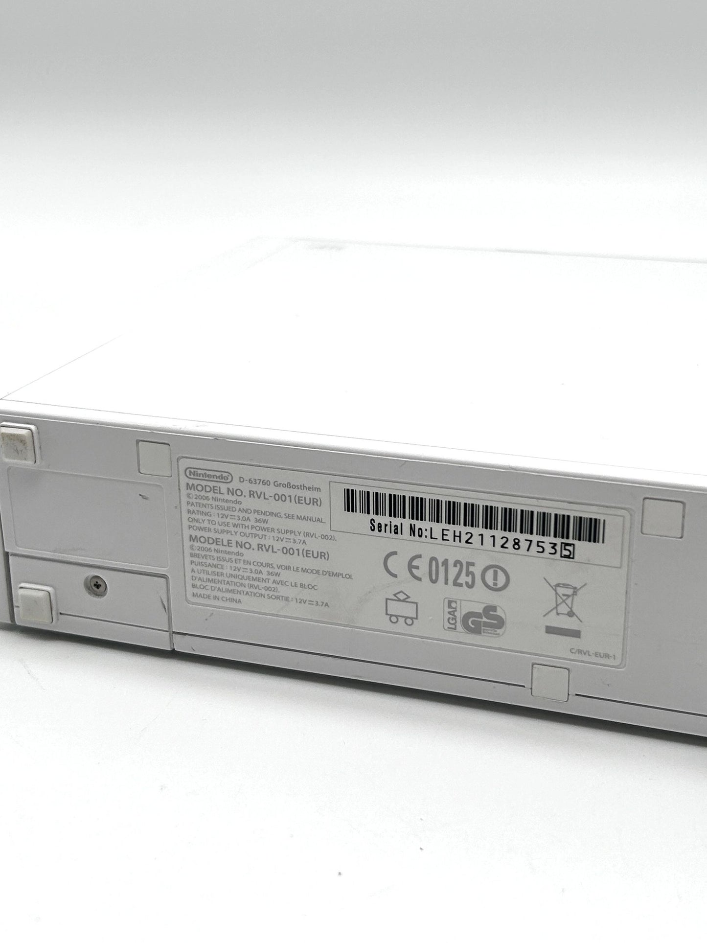 Nintendo Wii RVL-001 Žaidimų Konsolės Baltas Rinkinys